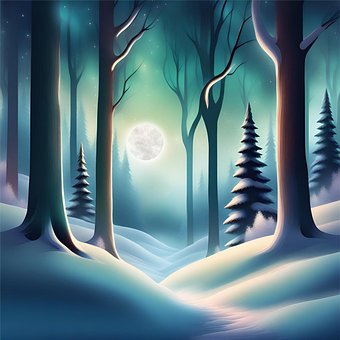 Free Background Snow illustration and picture