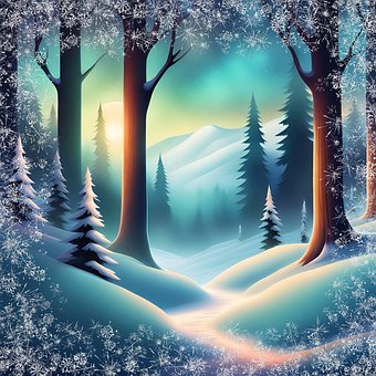 Free Background Snow illustration and picture