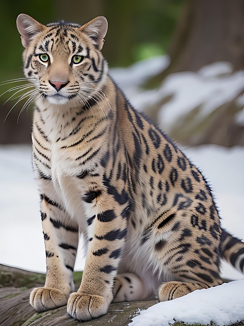 Gato Grande, Leopardo, Snow Leopard