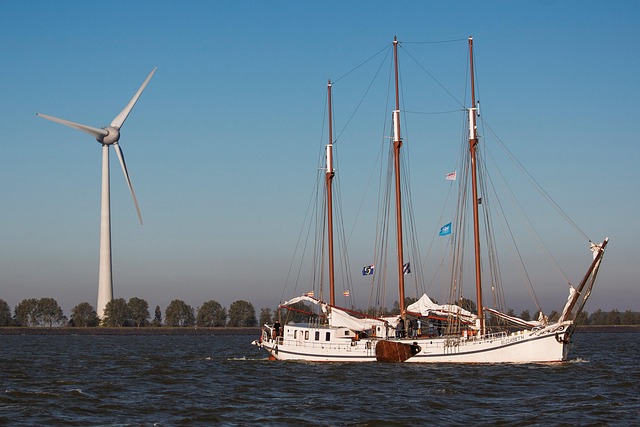 Holandsko, Tři Masted, Loď, Plachetnice