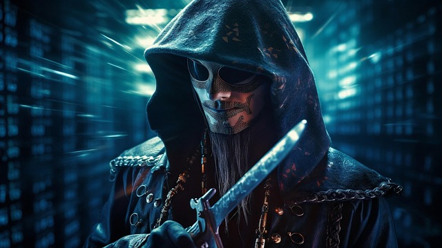 Free ai generated hacker digital illustration