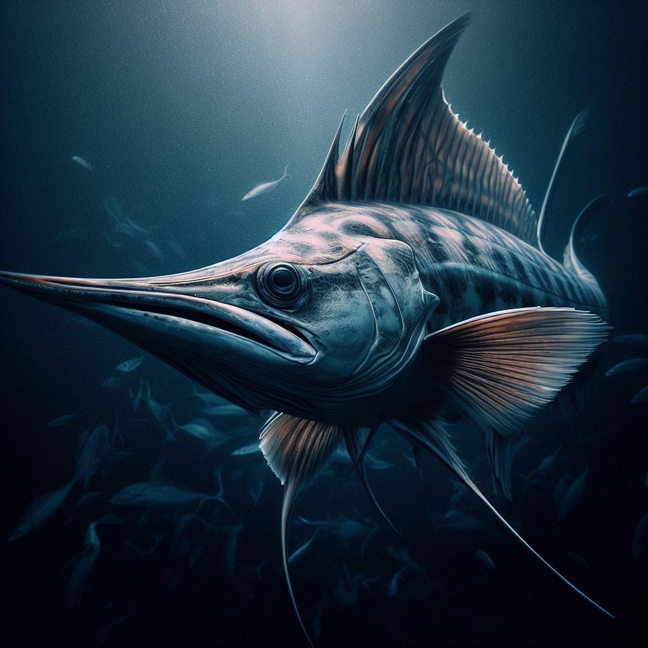 Download Ai Generated, Swordfish, Fish. RoyaltyFree Stock Illustration