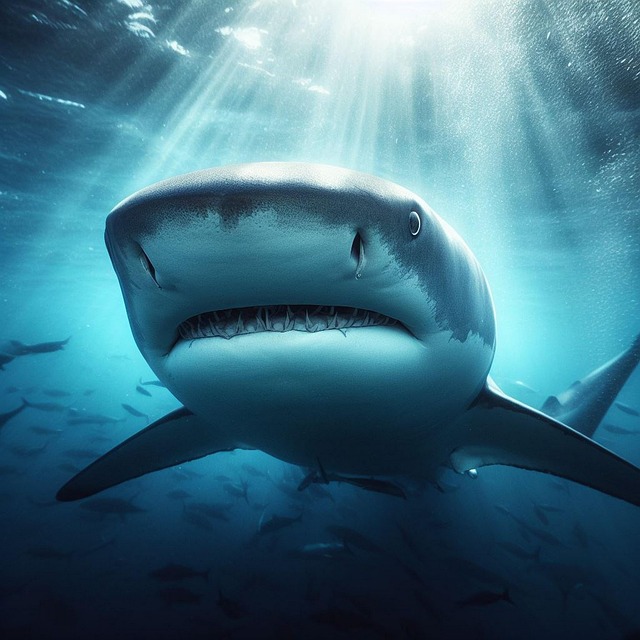 Free ai generated shark fish illustration