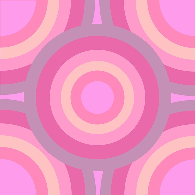 Free circles arch design illustration