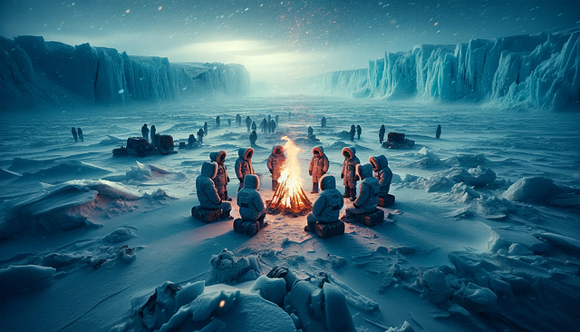 Free cold world ice antarctica illustration