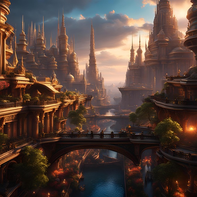 Fantasielandskab, Virtuel By