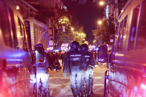 Policial, Protesto, Manifestação