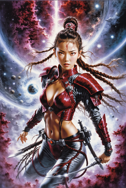 Download free HD stock image of Ai Generated Woman Free ai generated woman warrior illustration