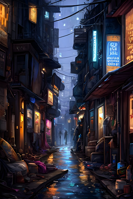 Free cluttered messy disorderly illustration