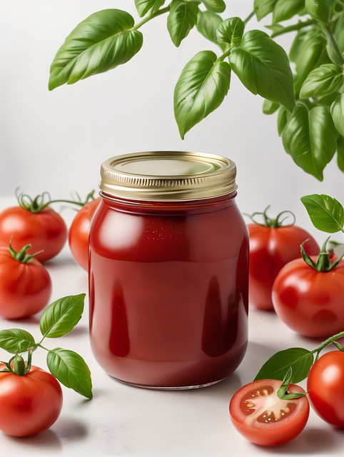 Free ai generated tomatoes sauce illustration