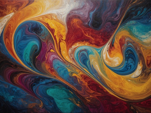 Free swirl pattern design illustration