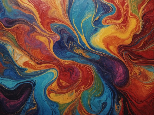 Free swirl pattern design illustration