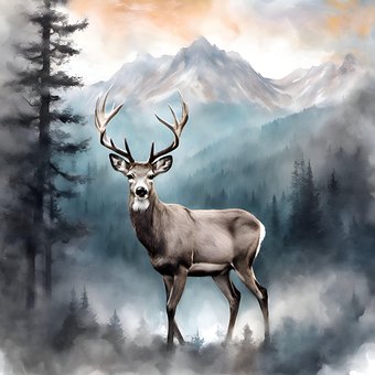 Free Buck Deer photo and picture