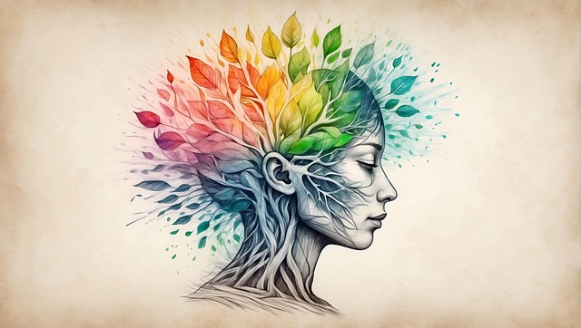 Free abstract head female illustration