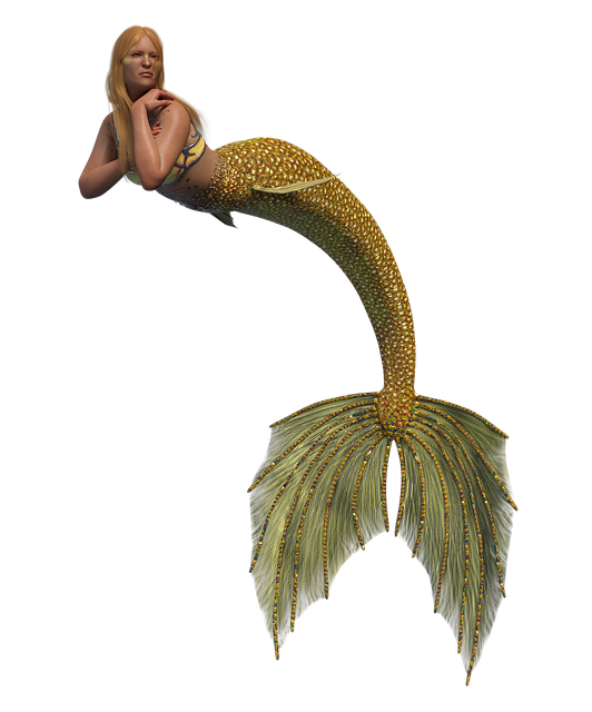 Free woman mermaid snob illustration