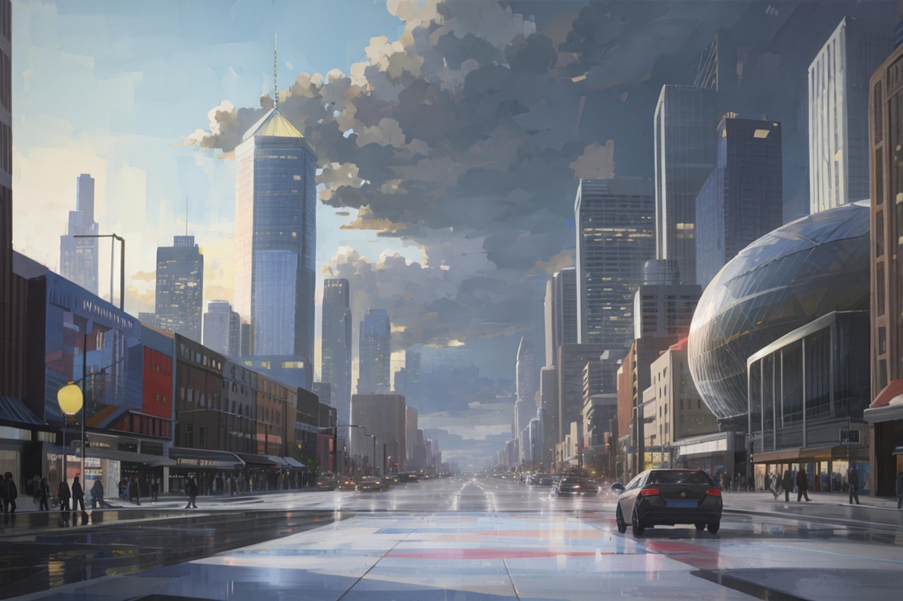 Download Urbanvibes, Cityscape, Metropolitanlife. Royalty-Free Stock