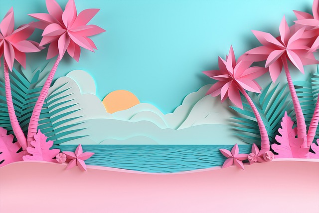 Free summer nature sky illustration