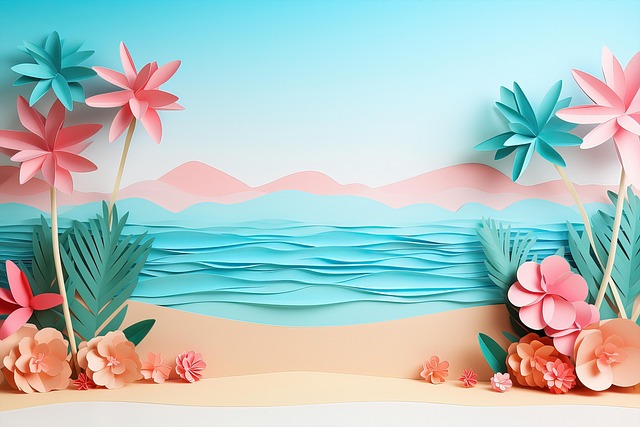 Free summer nature sky illustration