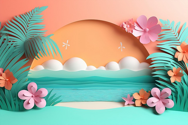 Free summer nature sky illustration