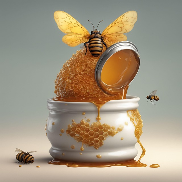 Free ai generated bee nature illustration