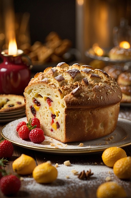 Download free HD stock image of Christmas Panettone Free christmas panettone breakdown illustration