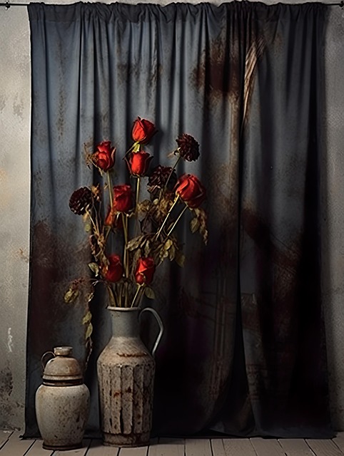 Free curtain design background illustration