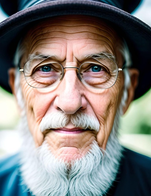 Free man male grandpa illustration