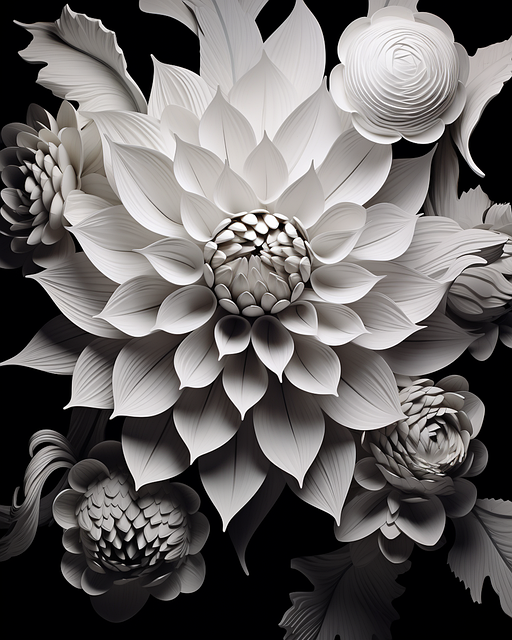 Free Ai Generated Flower illustration and picture