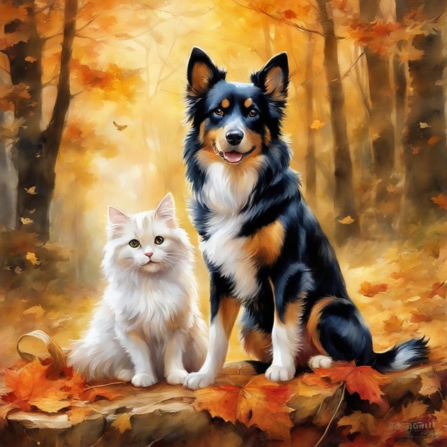 Free Ai Generated Dog illustration and picture