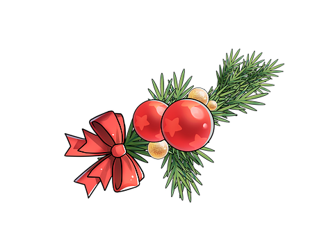 Free Fir Branch Christmas illustration and picture