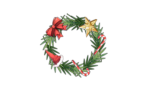 Free Advent Wreath Fir Branch Wreath illustration and picture