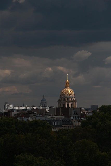 Inválido, París, Oro, Nublado