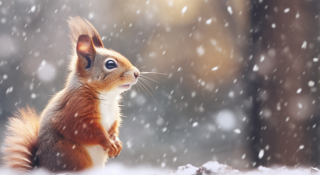 Free ai generated squirrel chipmunk illustration