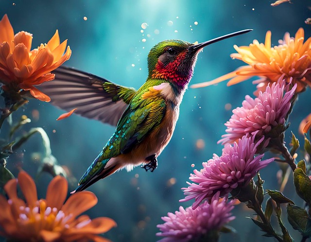 Download free HD stock image of Bird Hummingbird Free bird hummingbird ornithology illustration