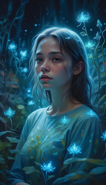 Ai Generert, Pike, Skog, Digital Kunst