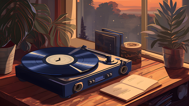 Lofi, Vintage, Vinil, Estude, Audio
