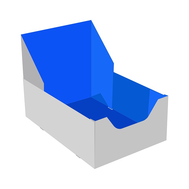 Free box advertising blueprint illustration