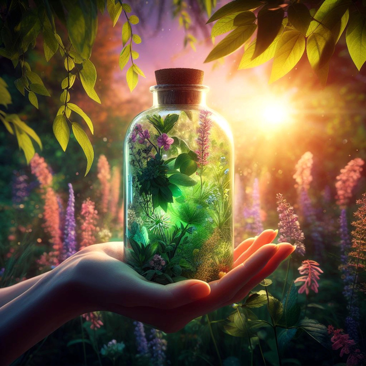 Download free HD stock image of Ai Generated Flowers Free ai generated flowers herbs illustration
