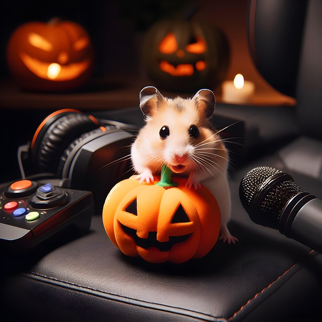 Hamster, Halloween, Græskar, Efterår