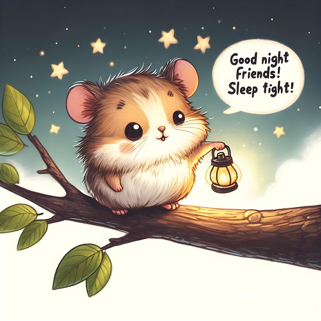 Hamster, Nat, Stjerner, Univers, Venner
