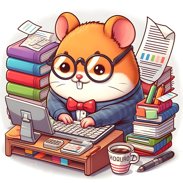Ai Genereret, Hamster, Kontor, Bærbar