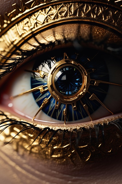 Free eye pupil eyelashes illustration