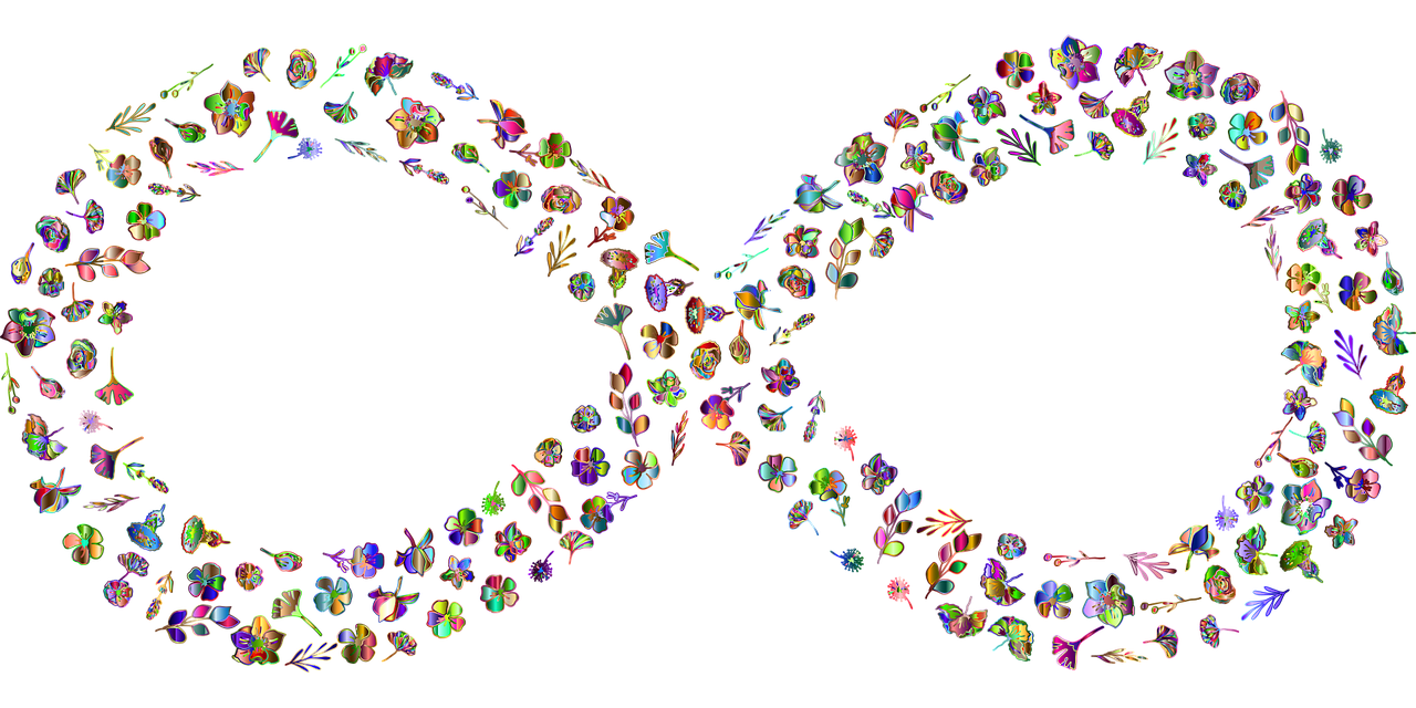 Download Flowers, Infinity, Infinite. Royalty-Free Vector Graphic - Pixabay