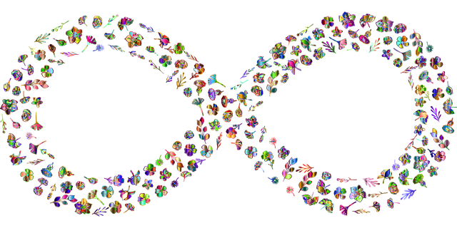 Free flowers infinity infinite vector