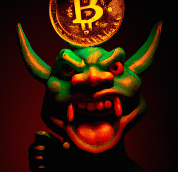 Free Bitcoin Cryptocurrency illustration and picture