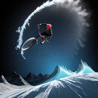 Free Mountain Bike Race Bike illustration and picture