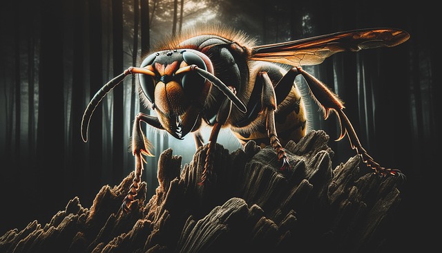 Free ai generated bee wasp illustration