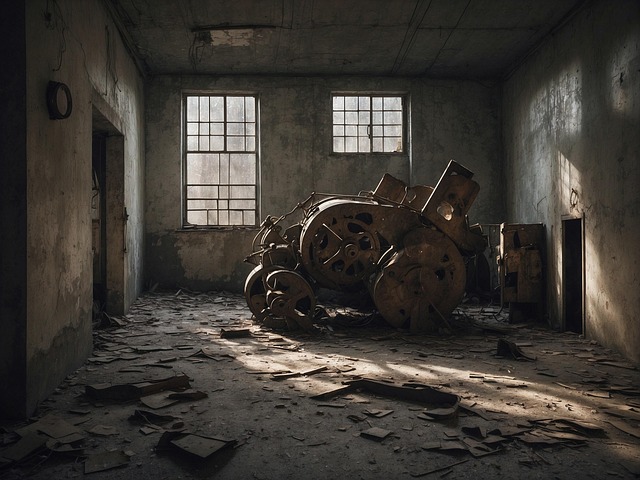 Download free HD stock image of Ai Generated Factory Free ai generated factory abandoned illustration