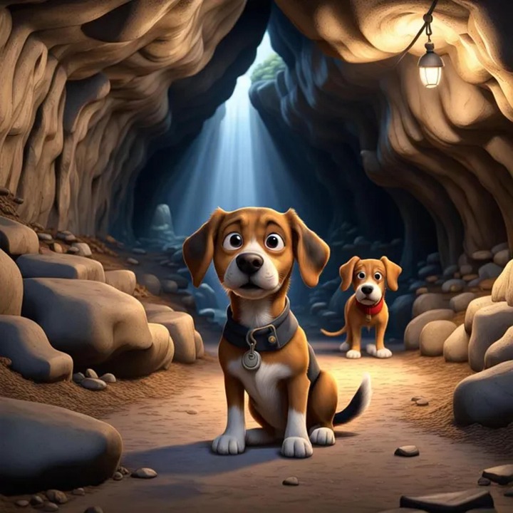 Download Ai Generated, Dogs, Mountains. Royalty-Free Stock Illustration ...