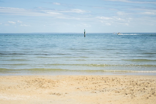 Ozean, Wellen, Frühling, Küste, Strand